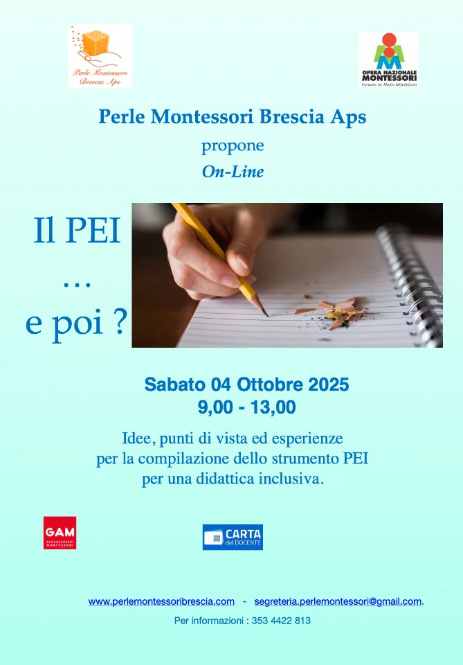 Locandina di «Il PEI e poi? — 2025»