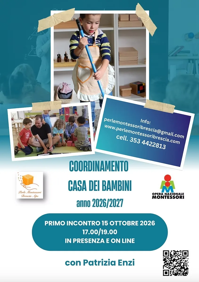 Locandina di «Coordinamento Scuole — Coordinamento Scuola Casa dei Bambini 3-6 — a.s. 2026/2027»