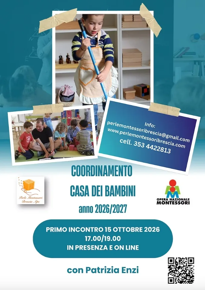 Locandina di «Coordinamento Scuole — Coordinamento Scuola Casa dei Bambini 3-6 — a.s. 2026/2027»