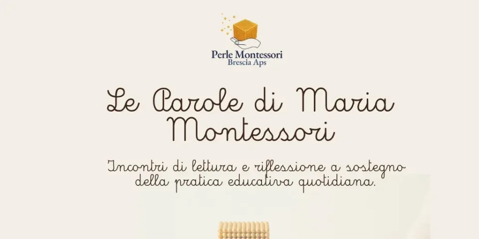 Foto del percorso «Le parole di Maria Montessori»
